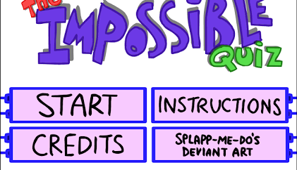 Dodge traps, read twice, and outwit the quiz that cheats back puzzle gameplay screenshot from our horror survival collection online