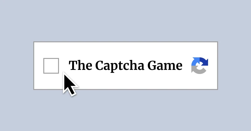Screenshot of The Captcha Game available on Those Nights At Fredbears