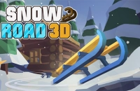 Screenshot of Snow Road 3D available on Those Nights At Fredbears